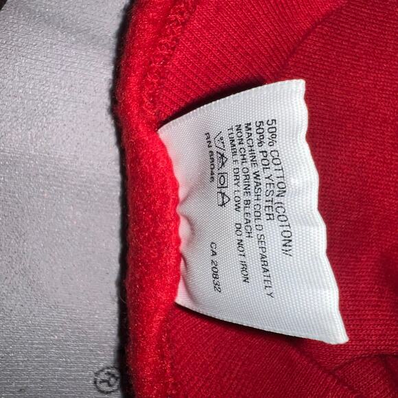 Vintage Tultex 90s OSU Brutus buckeye graphic crewneck sweatshirt red size XL - Picture 6 of 8